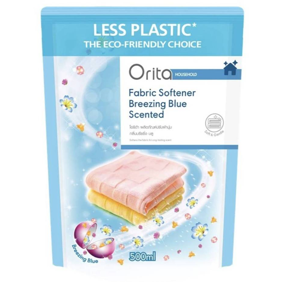 น้ำยาซักผ้าและปรับผ้านุ่ม Orita ขจัดคราบฝังแน่น กลิ่นหอมติดทนนาน