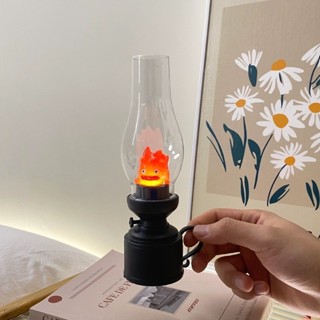 พร้อมส่ง🕯️PPโคมไฟปีศาจไฟจิบลิ Calcifer lamp candle โคมไฟตั้ง…