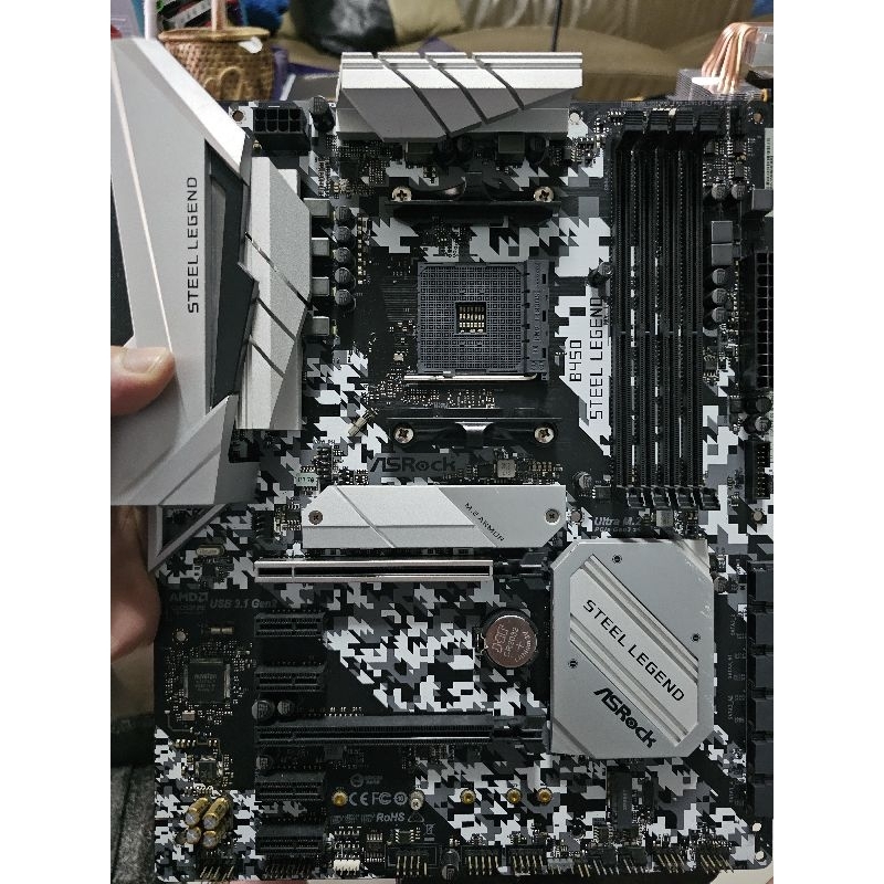 Asrock b450 steel legend  (atx) มือสอง