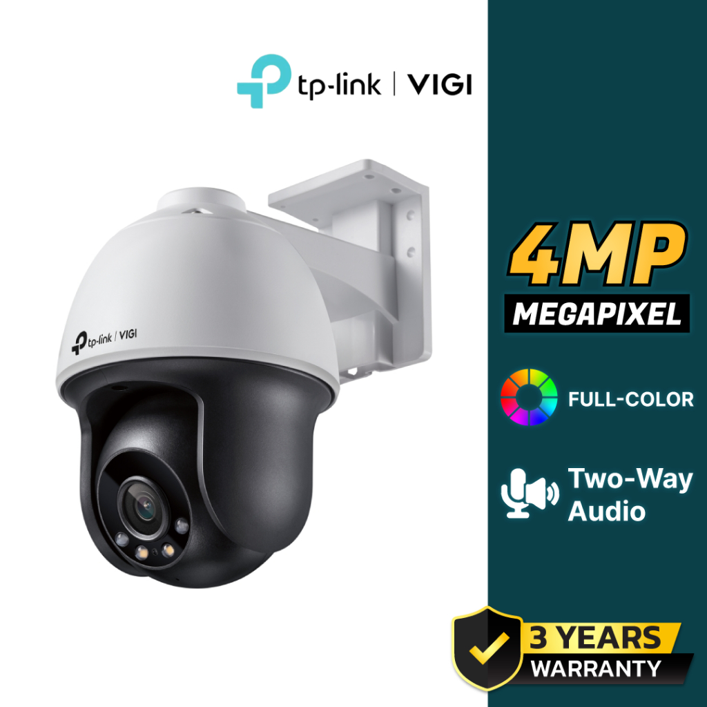 TP-LINK|VIGI กล้องวงจรปิด IP 4 ล้านพิกเซล รุ่น VIGI C540 (4mm)