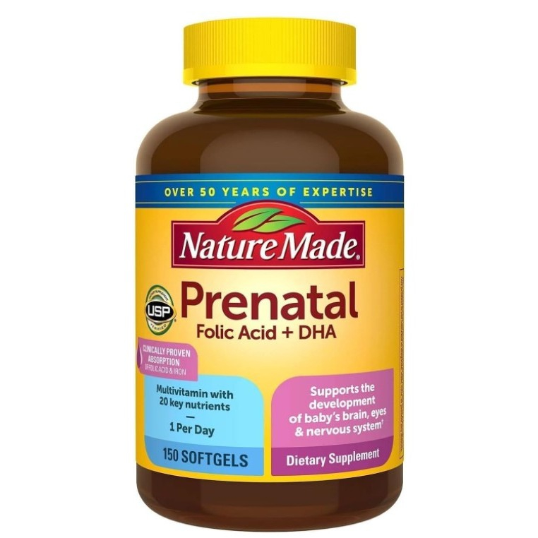 Nature Made Prenatal Multivitamin (Folic + DHA) 150 softgels