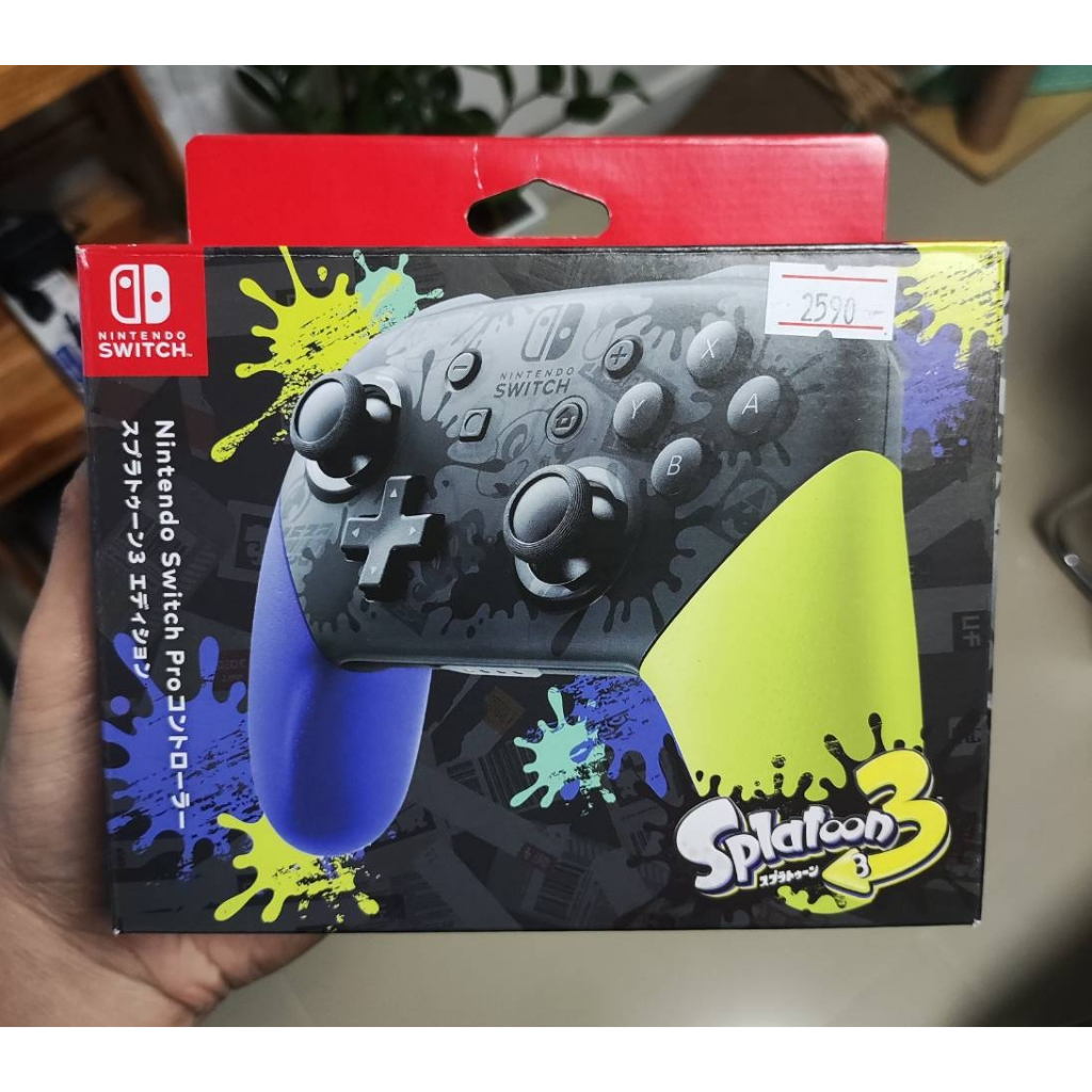 (มือสอง) Nintendo Switch Joy Pro Controller Splatoon 3
