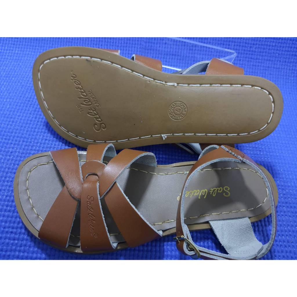 ✅Salt-water Sandals รองเท้าสานหนังแท้💯 (มือสอง)size:w6/23 cm #241