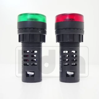 Buzzer Alam 22mm. ไฟแจ้งเตือนกระพริบ แบบมีมีเสียง