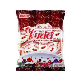 NP [ 1 ถุง ]🍭Mildy 🍢ไมล์ดี้ Euro มาร์ชเมลโล่สอดไส้ 120 กรัม 1 ถุง 25 ชิ้น