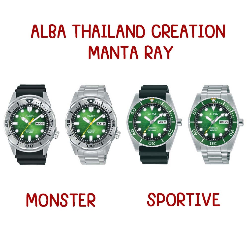 ALBA  Automatic นาฬิกาข้อมือ รุ่น AL4437X/AL4441X/ AL4443X/AL4447X/AU4029X/AU4031X/AU4033X/AL4509X/A