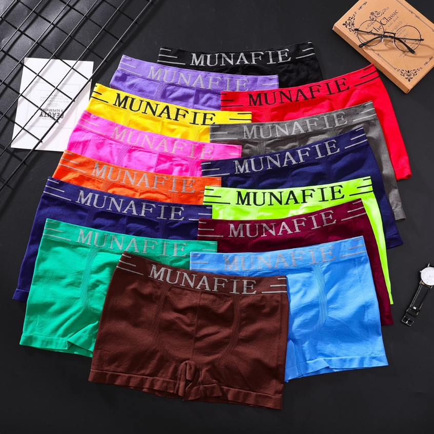 ฺMNF-13 กางเกงในชาย ขาสั้น บ๊อกเซอร์ผู้ชาย ฟรีไซส์
