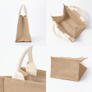MUJI มูจิ ♥️ กระเป๋าปอกระเจา กระเป๋าผ้า แข็งแรง ทนทาน Jute my Bag มีขนาด mini A6 B5 A4 A3