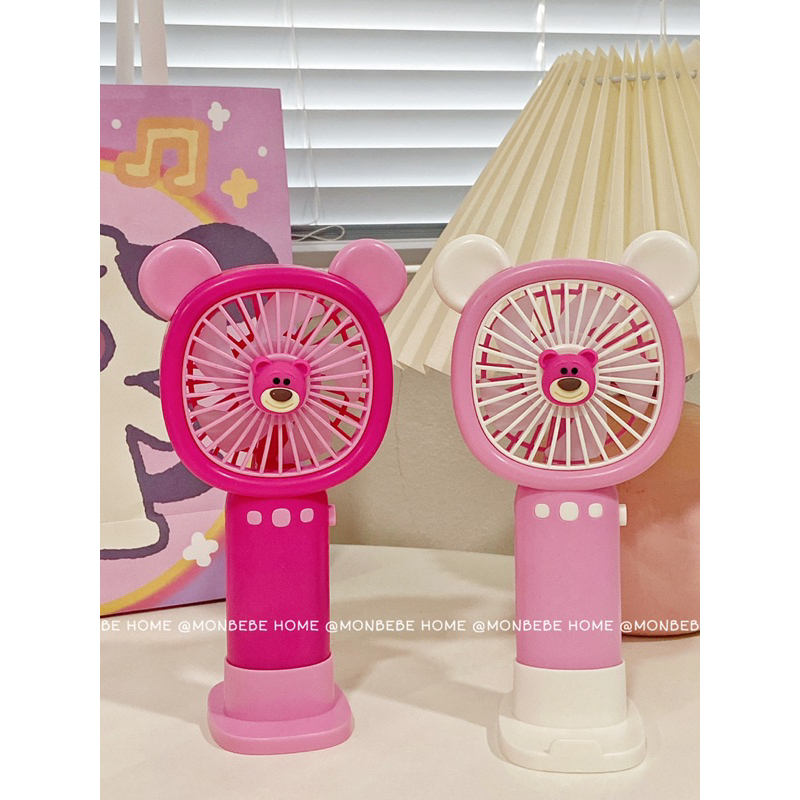 พัดลม พัดลมตั้งโต๊ะ Lotso USB Fan ตั้งมือถือได้ พร้อมส่ง!!