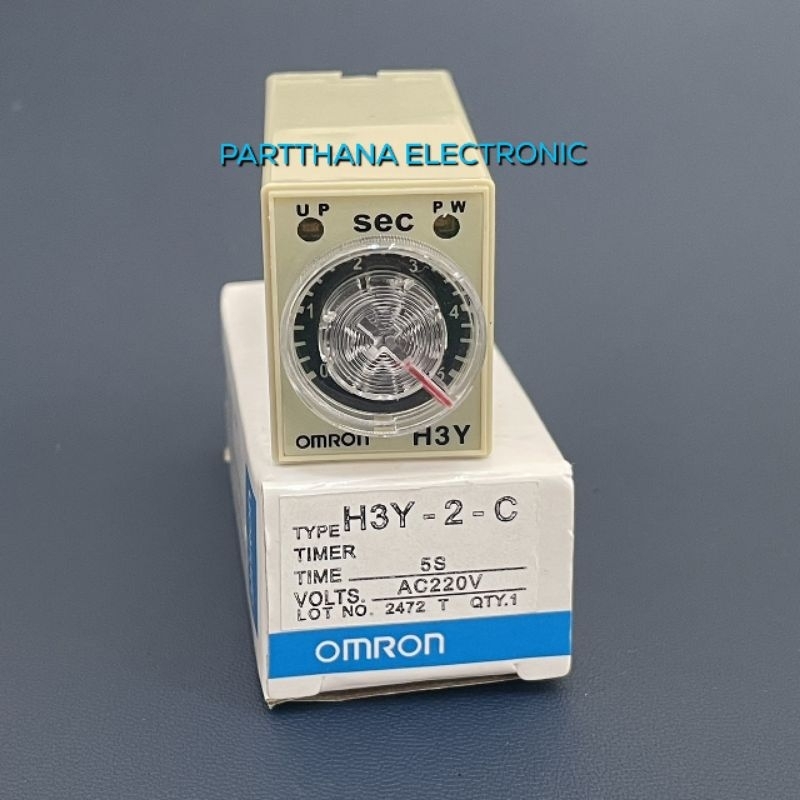H3Y-2-C Timer 220VAC 5S 10S 🇹🇭พร้อมส่งในไทย🇹🇭