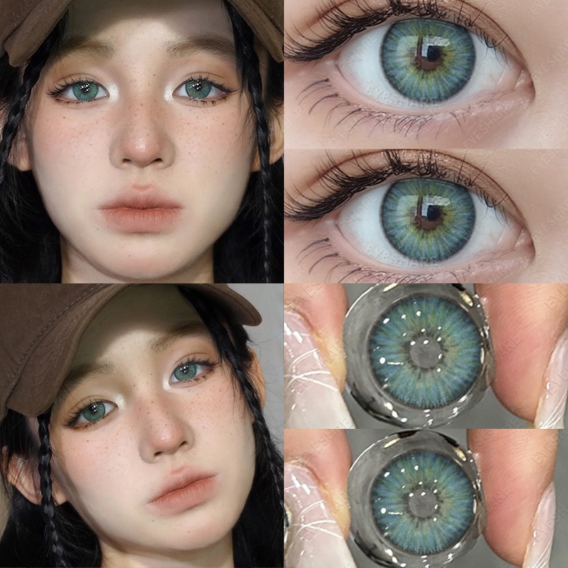 (COD) คอนแทคเลนส์สีน่ารักซีรีส์ ESTONIA ใหม่ เลนส์นิ่มขายดี บิ๊กอาย DIA: 14.5mm 