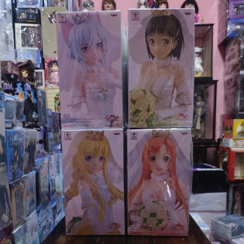 มือ 1 มุมบุบนิด ครบชุด 4 กล่อง✓ SINON+SUGUHA+ALICE+ASUNA_SWORD ART ONLINE VER.WEDDING