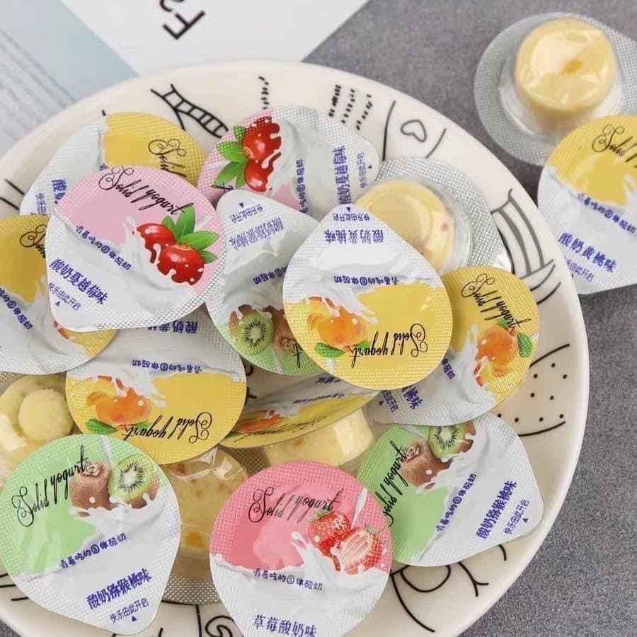 ขนมชีสนมวัวมองโกเลีย ผสมรสผลไม้ บล็อกชีส คละรสชาติ ยกโหล