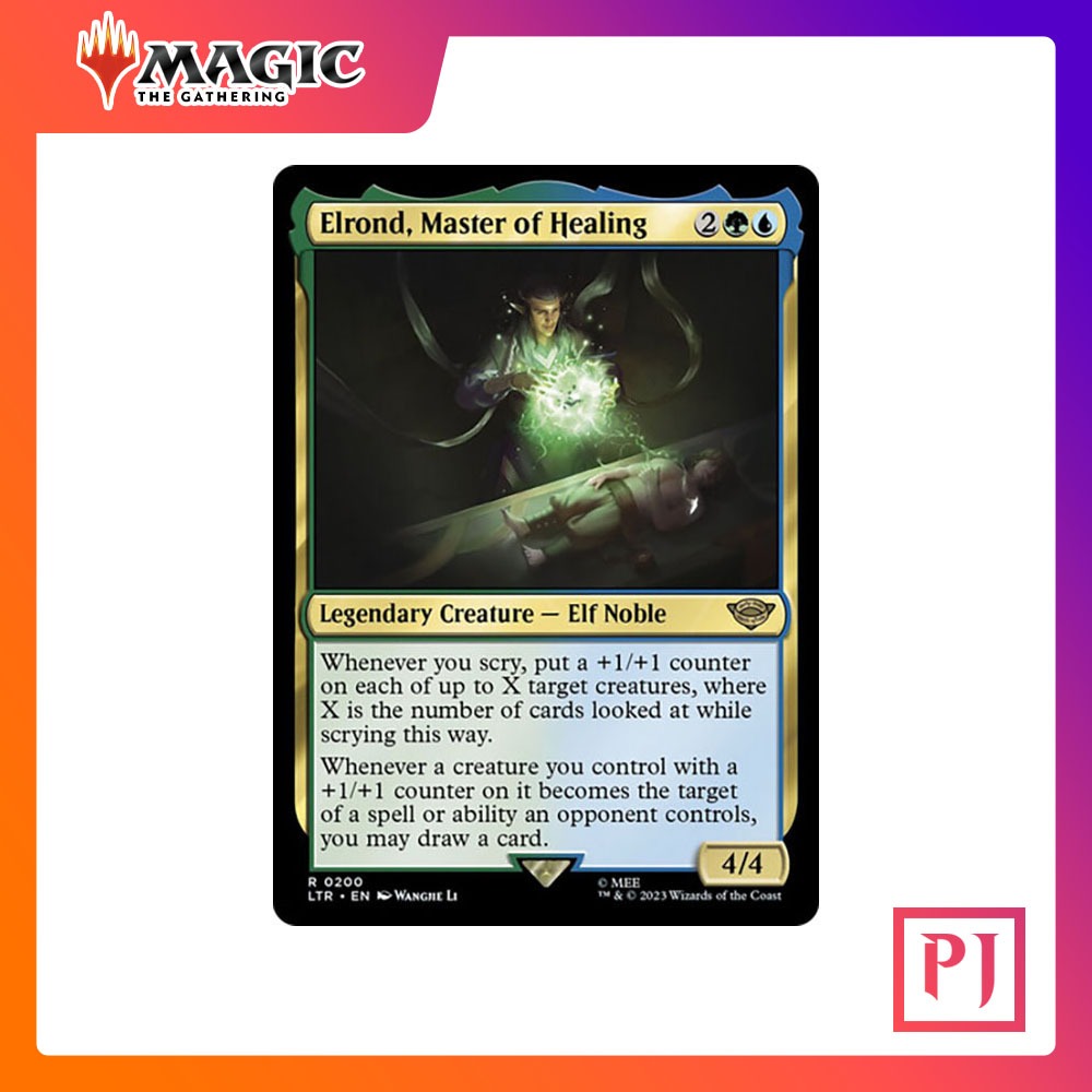 [MTG] Elrond, Master of Healing [LTR] [MULTI] [RARE] [NORMAL] [ENG] (การ์ดเมจิค / Magic the Gatherin