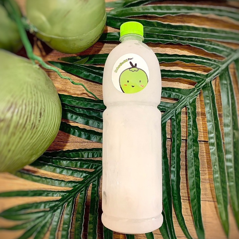 น้ำมะพร้าวน้ำหอม แท้ 100% 6 ขวด สดจากบ้านแพรว สะอาด สดชื่น น้ำมะพร้าว น้ำหอม (สั่งเกิน 5กิโลทักหลังบ้านได้เลย)