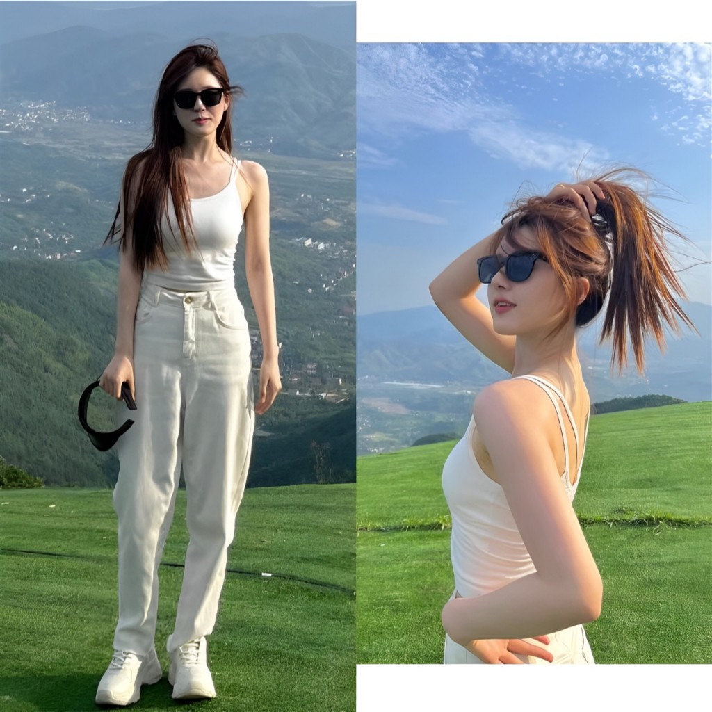 เสื้อกล้ามครอปสายเดี่ยวแฟชั้นสายเกา สายฝอ มีบราในตัว ใส่เป็นเสื้อซับในได้ ฟรีไซส์ ผ้าอย่างดี พร้อมส่ง!!!