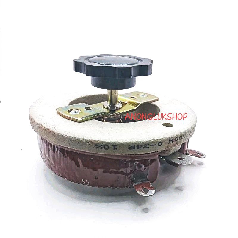 ราคา 1ตัว 👉👉 Rheostat 300W 34 Ohm ตัวต้านทานปรับค่าได้ BC1 R 300W 34 โอม รีโอสตาร์ท 300W 34R Rheosta