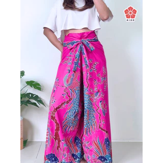 กางเกงเล ลายดอกไม้ กางเกงขายาว ขาก๊วย ใส่อยู่บ้าน ใส่นอน ใส่สบาย ชุดเที่ยวทะเล ผ้านิ่ม ฟรีไซส์