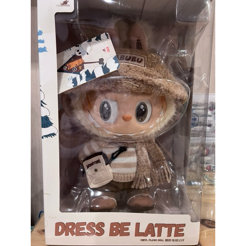[พร้อมส่ง] Labubu Dress be latte 38 cm
