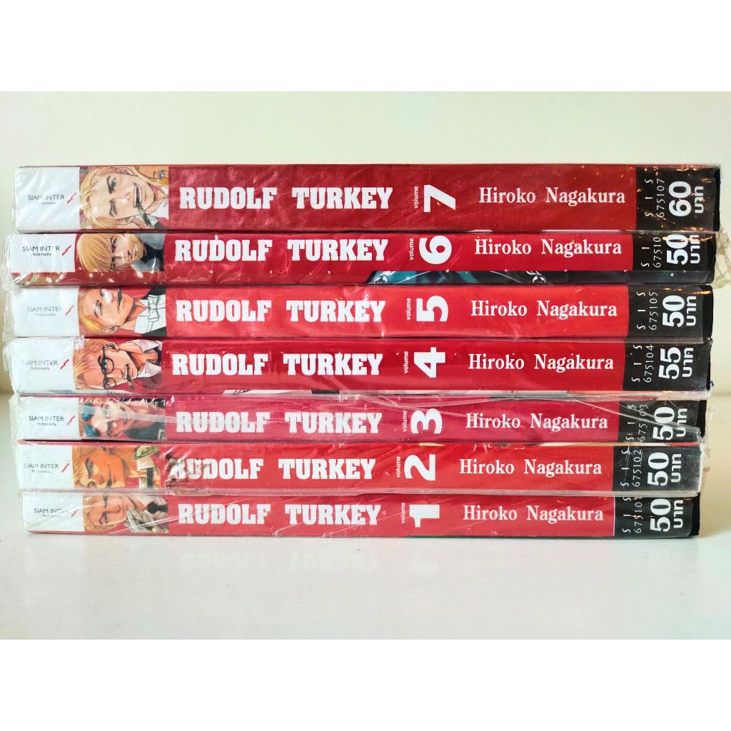 RUDOLF TURKEY  ยกชุด เล่ม 1-7 จบ มือ1 ในซิล แต้มสี