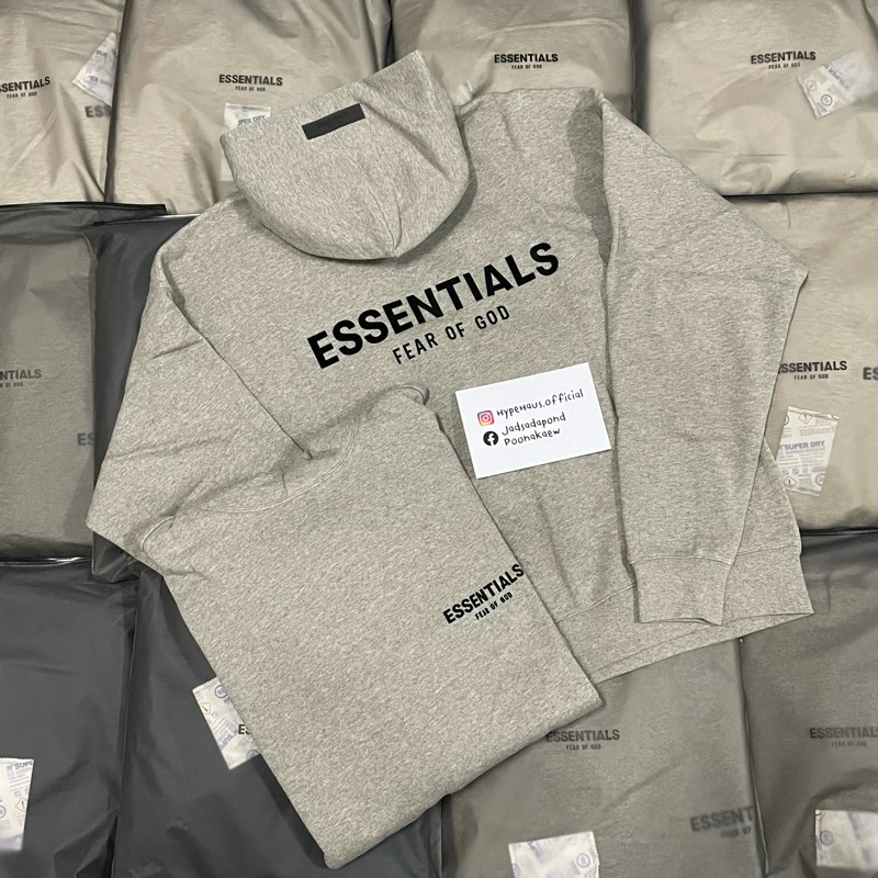 Fear of God Essentials SS22 Hoodie - Dark Oatmeal