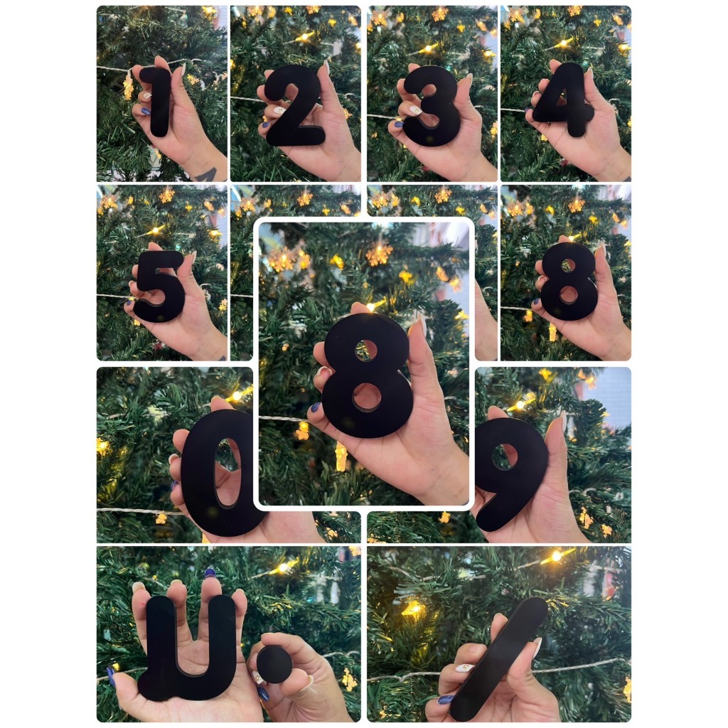 ตัวอักษรพลาสวูดหนา10 มิล ตัวเลขบ้านเลขที่ เลขที่ห้อง เบอร์โทร หอพัก อาคาร โรงแรม งานDIY ทนแดดทนฝน