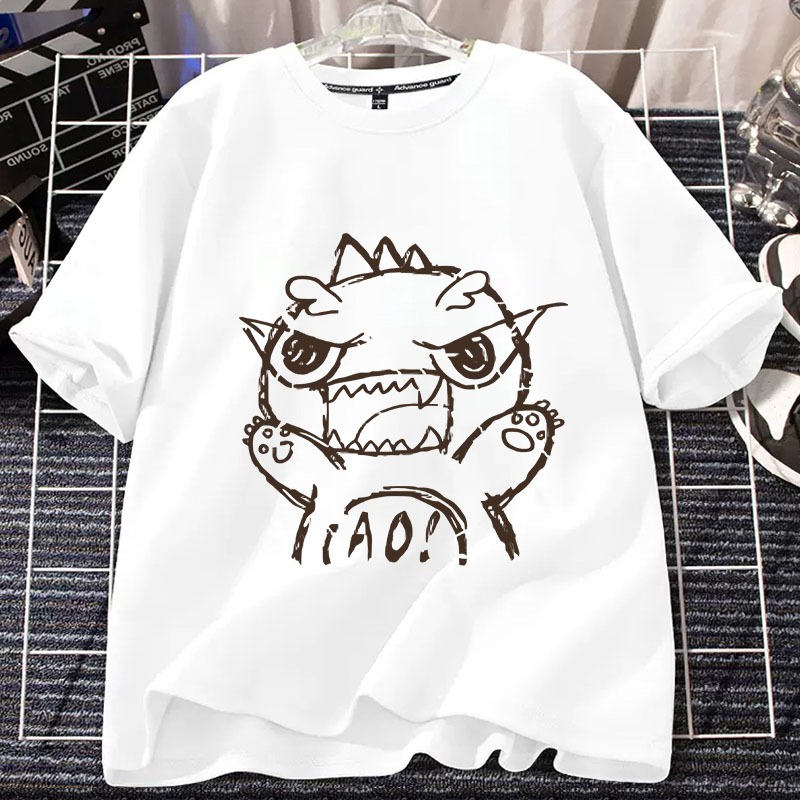 D693 （พร้อมส่งจากไทย）เสื้อยืดแขนสั้น สำหรับชายและหญิง.ลายแฟชั่นน่ารัก