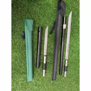 กระบอง มีดสำหรับนักเดินป่าขนาดต่อด้ามได้ 20 นิ้ว กับ 34 นิ้ว BATON SWORD มาพร้อมซองผ้าไนล่อนสีเขียว
