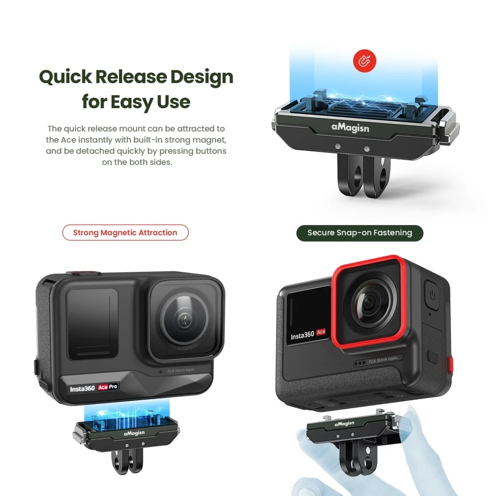 ตัวยึดแม่เหล็กปลดเร็ว Insta360 Ace Pro / Ace thumbnail 3