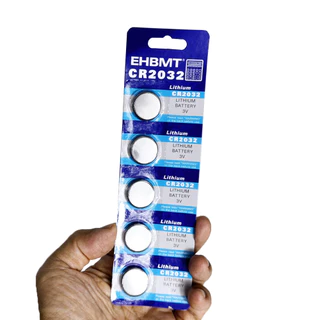 ถ่านกระดุม ถ่านไบออส ถ่านลิเธียม LITHIUM CR2032 (ขายยกแผง5ก้อน) นาฬิกา รีโมท เครื่องชั่ง ของเล่น