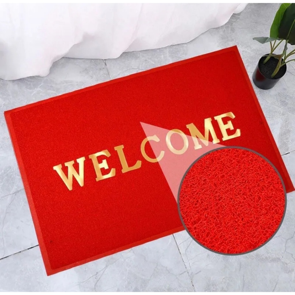 พรมเช็ดเท้า Welcome พรมดักฝุ่น ขนาด 80*120cm ขนาดจัมโบ้ ผลิตจากเส้นใยไวนิล สามารถใช้ทั่งในบ้าน หรือ สถานที่ต่างๆ - รูปที่ 5