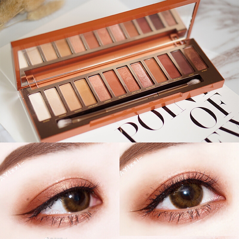 แท้ Naked Heat Palette 12 เฉดสี พาเลทอายเเชโดว์