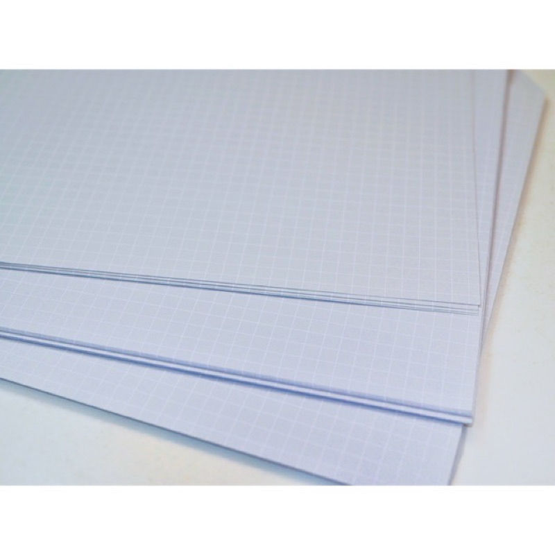 COD สมุดwhiteline กระดาษกริดรีฟิล Whiteline เส้นสีขาว (รับเจาะรูให้ฟรี)