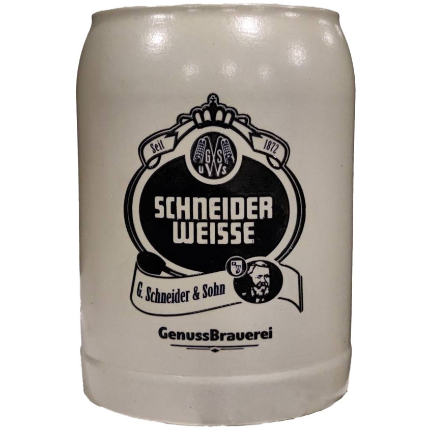 แก้วเบียร์เยอรมัน Schneider Weisse ชไนเดอร์ 0.5 ลิตร Stein เซรามิคดินเผารุ่น Limited Edition ใหม่
