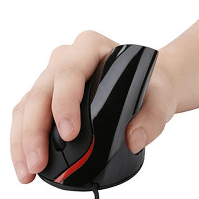 เมาส์ออปติคอล เมาส์ในแนวตั้ง 2400 DPI Wireless Mouse Ergonomic Vertical ออกแบบตามสรีรศาสตร์