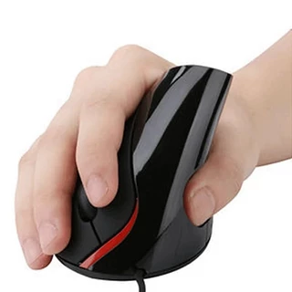 เมาส์ในแนวตั้งรุ่นสายUSB เม้าส์พื่อสุขภาพมือ เม้าส์ป้องกันนิ้วล๊อค 2400 DPI สินค้าคุณภาพ มาตรฐานสากล