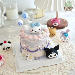 Baker Tree โมเดลตุ๊กตา Sanrio สุดน่ารัก สำหรับตกแต่งเค้กเท่านั้น ทานไม่ได้