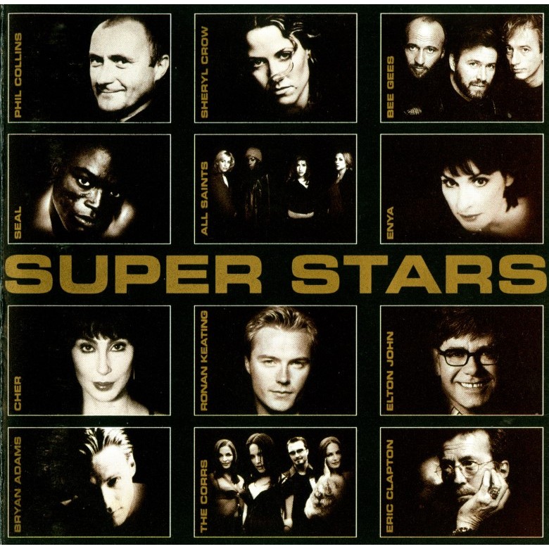 CD Audio คุณภาพสูง เพลงสากล Super stars - Simply the best (แผ่น Remake ทำจากไฟล์ FLAC)