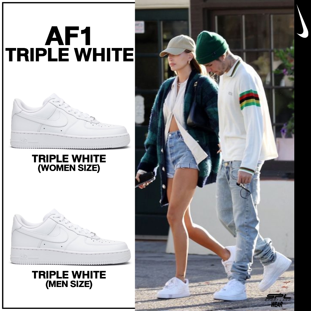 Nike Collection รองเท้าผ้าใบ Air Force 1 07 DD8959-100 / CW2288-111 (3700) [Sportlandwear]