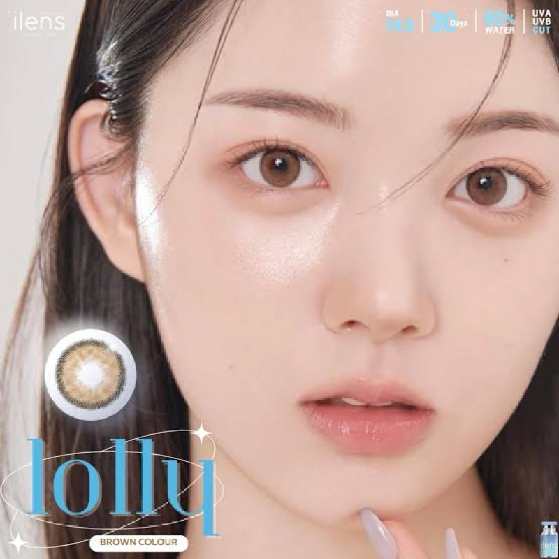 คอนเเทคเลนส์ ilens lolly brown