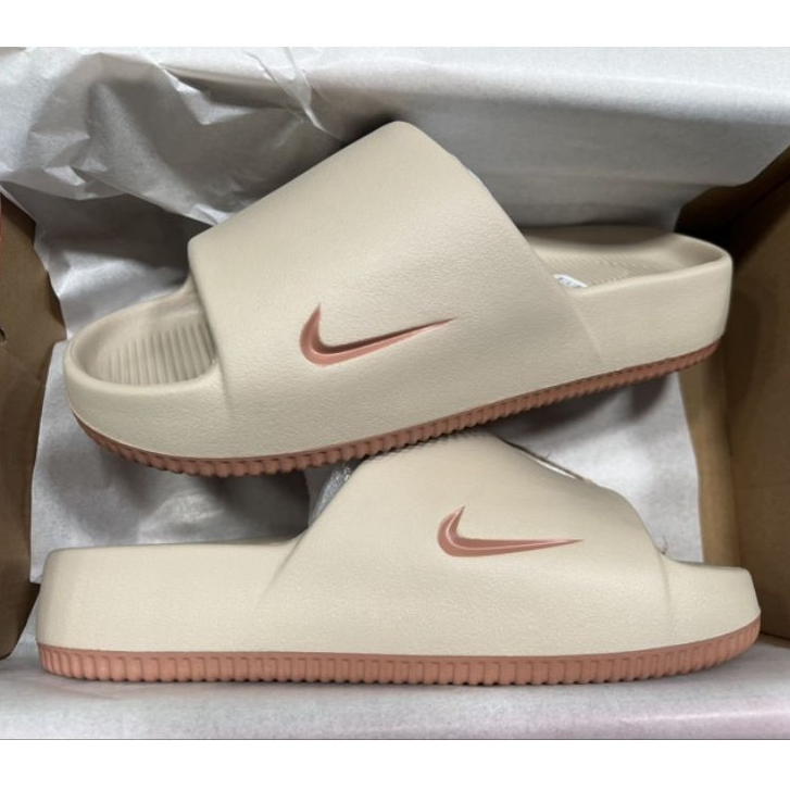 Nike Calm Slide รองเท้าแตะ สวมใส่ได้ทั้งในและนอกบ้าน กันลื่น กันน้ำ รองเท้าแตะลำลอง รองเท้าแตะผู้ชาย รองเท้าใส่สบาย