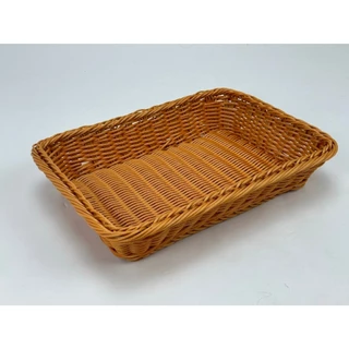 Forward ตะกร้าหวาย ถาดสาน ทรงสี่เหลี่ยมผืนผ้า วัสดุหวายเทียม มีให้เลือก5ขนาด rattan basket รหัสสินค้า RA-JY24-101/105