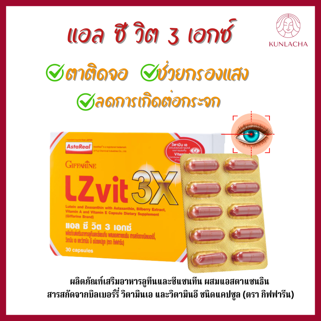 วิตามิน บํารุงสายตา ลูทีน lutein วิตามินตา สายตาสั้น สายตายาว สายตา วิตามินเอ วิตามิน d คอรแทคเลนส์ 