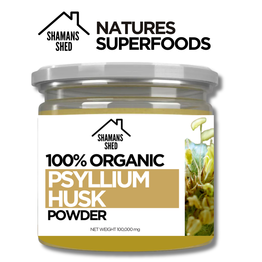 Psyllium Husk Powder - 100% Organic - Fiber-Rich Superfood - ผงเส้นใยสมุนไพร
