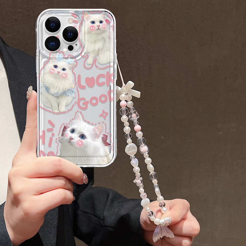 เคสโทรศัพท์กันกระแทก For iPhone 11 13 14 15 12 16 Pro Max 8 7 Plus XS MAX X XR SE 2020 ปลอกอะคริลิกสำหรับป้องกันเลนส์