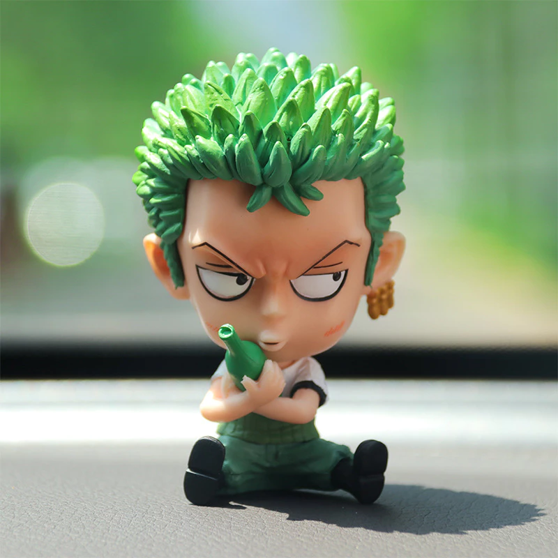 อะนิเมะตุ๊กตา ตุ๊กตาฟิกเกอร์ One Piece Luffy Zoro Sanji ลูฟี่ ขนาดเล็ก 8-10 ซม. ตัวเลขของเล่น ของเล่นสําหรับเด็ก thumbnail 10