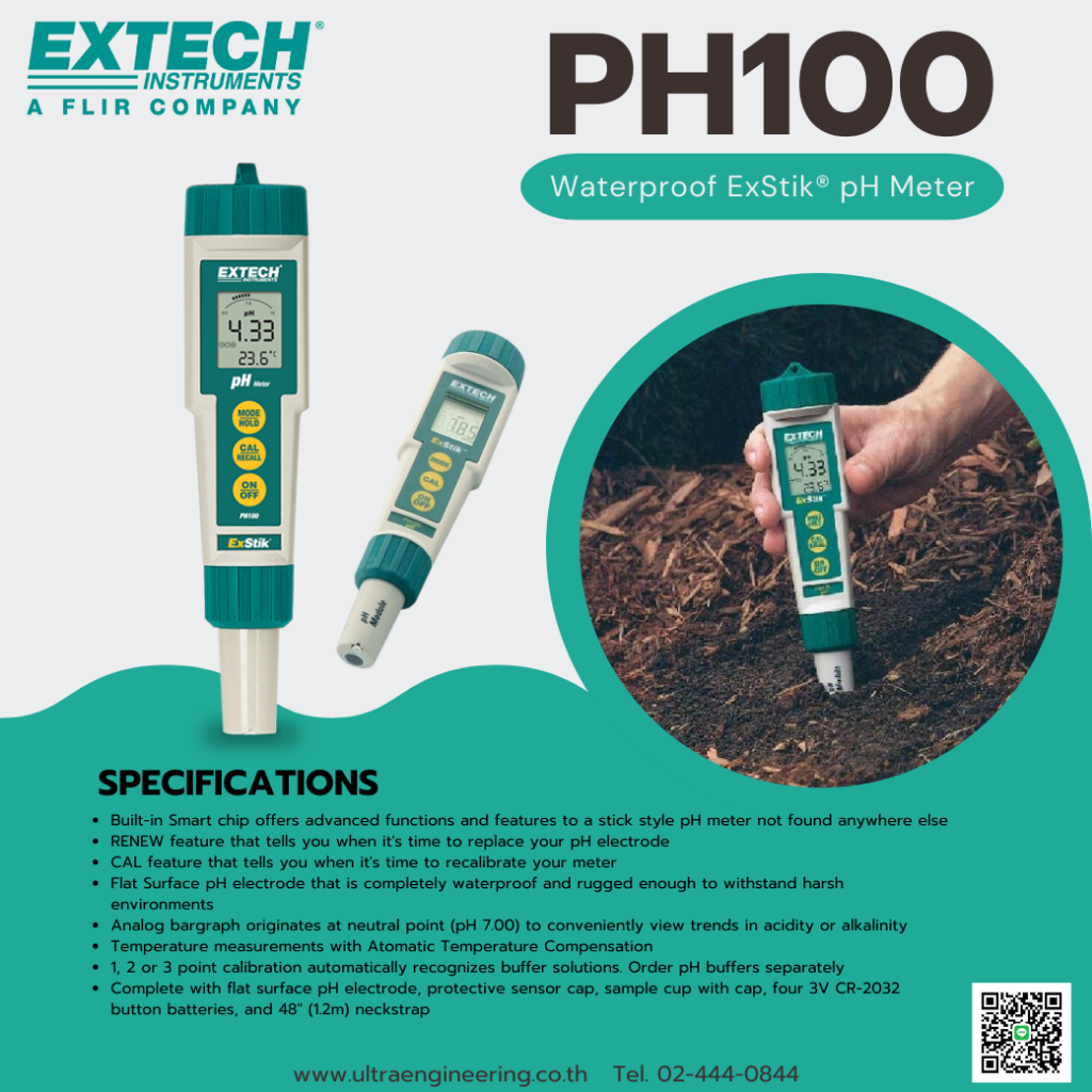 Extech PH100 ExStik pH Meter