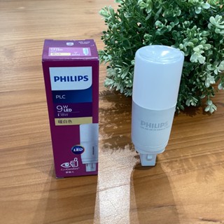 หลอดไฟ Philips PLC LED 9/830 eye comfort  9W แสง3000K 2P ขั้…