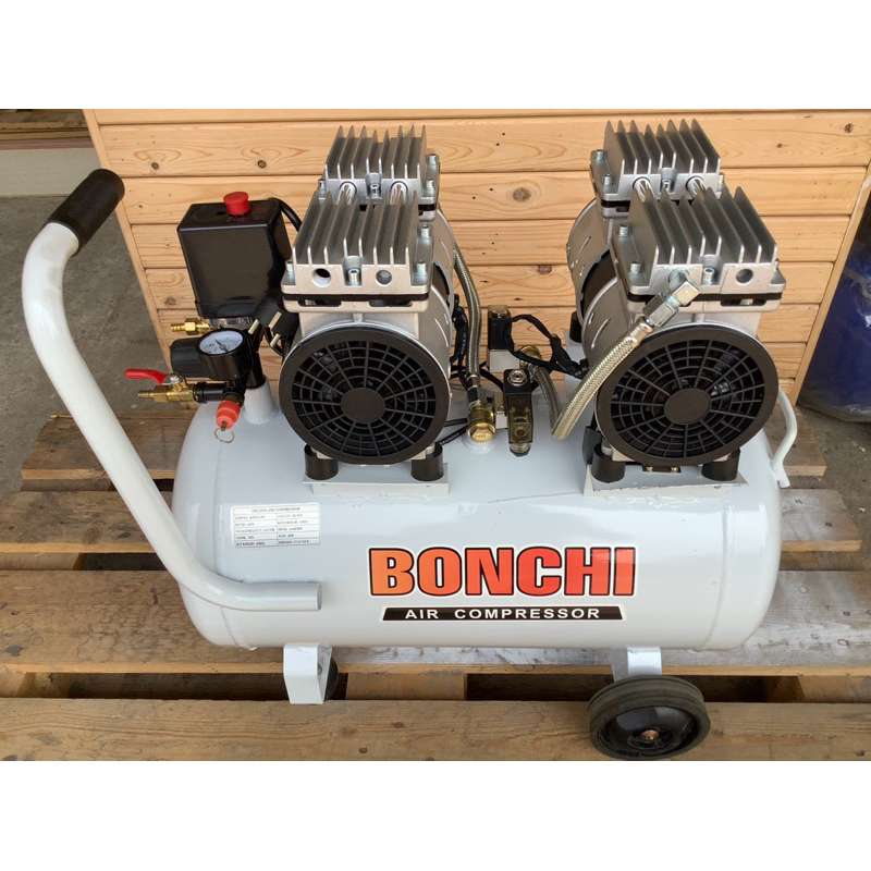 BONCHI ปั๊มลม 50 ลิตร  ปั๊มลมออยฟรี รุ่น WP550-2/50L