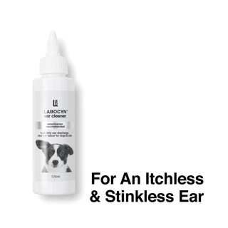 Labocyn Ear cleaner 120 ml สำหรับล้างทำความสะอาดหู ลดการอักเสบ และลดกลิ่นเหม็น